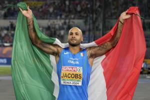 Europei di atletica, Jacobs oro nei 100, argento ad Ali. Oro anche a Fabbri (peso) e Simonelli (110 ostacoli)