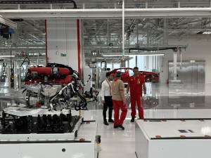 L'e-building Ferrari a Maranello