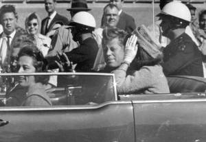 John Kennedy prima dell'attentato
