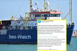 "Le auguriamo il male". L'odio della Sea Watch contro Meloni, che replica: "Andremo avanti"