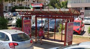 Palermo, vandalizzata la pensilina rossa in via D'Amelio