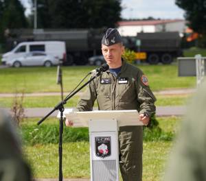 Cerimonia di rientro dalla Polonia dalla Task Force Air 4th Wing