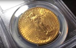 la 1933 St. Gaudens Double Eagle (screenshot)