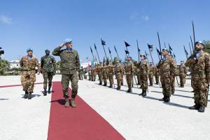 Cerimonia di passaggio del comando nella Task Force -Lebanon Sector West