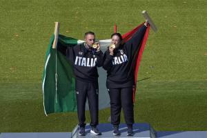 Italia tutta d’oro. Rossetti e Bacosi impeccabili nello skeet misto