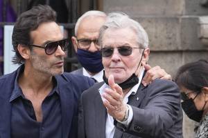 Alain Delon insieme al figlio Anthony