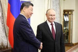 Putin appeso a Xi e all'asse del male