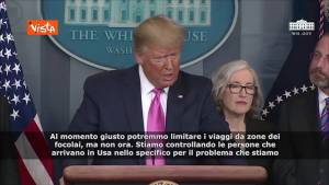 Coronavirus, Trump: “Potremmo limitare i viaggi da Italia, valuteremo al momento giusto”