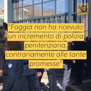 Ancora violenze nel carcere di Foggia, agente preso a pugni da detenuto ex pugile
