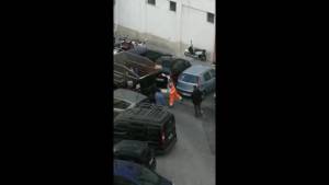 L'intervento della Polizia sui tetti di Palermo 