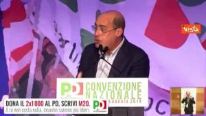 Zingaretti nel febbraio 2019: "Non intendo favorire nessun accordo con il M5s"