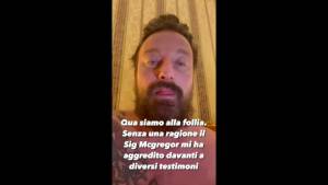 L'aggressione a Francesco Facchinetti