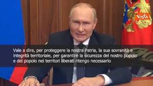 Putin annuncia la mobilitazione parziale in Russia