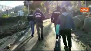 Frana Ischia, i sopralluoghi della scientifica per i soccorsi e la ricerca dei dispersi