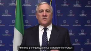 Expo 2030: il videomessaggio di Tajani