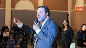 Salvini: "Con Silvio e Giorgia andiamo d'amore e d'accordo"