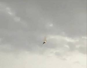Il caccia Su-35 russo abbattuto sopra i cieli di Sebastopoli