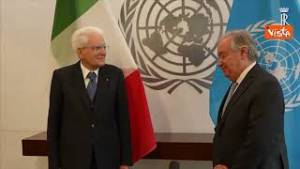 Mattarella incontra il segretario ONU Guterres, ribadito il sostegno dell'Italia a Nazioni Unite