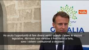 Macron: "Presidente della Repubblica francese non cambierà fino al 2027”