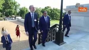 La Russa a Washington per assemblea parlamentare Nato, l'arrivo al Campidoglio