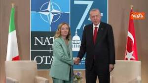 Meloni incontra Erdogan a Washington, bilaterale a margine del vertice Nato