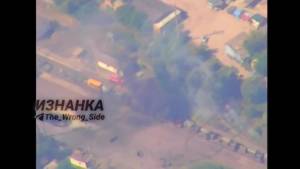L'attacco russo contro la stazione ferroviaria di Budy, nella regione di Kharkiv