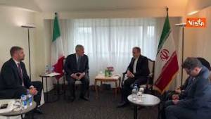 Tajani vede omologo iraniano: "Prevenire escalation in Libano e rivedere invio armi alla Russia"