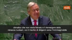 Guterres all'Onu: "Il mondo è in un vortice e sta affrontando sfide mai viste"