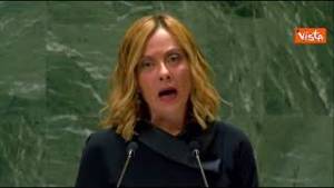 Meloni all'Onu: "Guerra globale ai trafficanti di esseri umani"