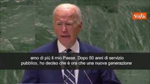 Biden: Alcune cose più importanti che rimanere al potere, è ora di nuova generazione