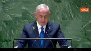 Netanyahu critica Onu: "Palude di bile antisemita". Delegazioni lasciano aula per suo discorso