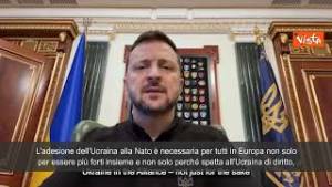 Zelensky incontra Mark Rutte: "Abbiamo parlato dell'adesione dell'Ucraina alla Nato"