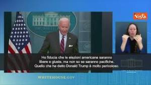 Biden: "Non so se le elezioni americane saranno pacifiche"