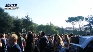 VIDEO Studenti in piazza a Roma