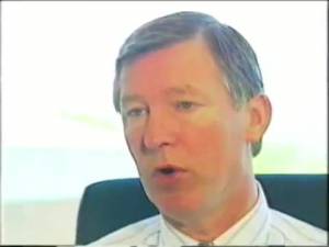 Ferguson intervistato dopo la coppa del 1993