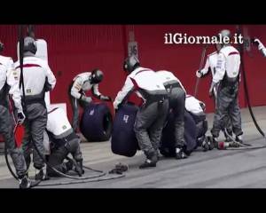 F1: la Sauber mostra lo sviluppo di un pitstop