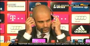 Le prime parole in tedesco di Guardiola