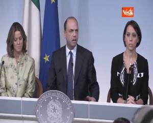 Alfano: "Primi a volere le larghe intese"