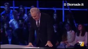 In tv il vaffa di Santoro a Napolitano e Cancellieri: "Nun me rompe er ca'..."