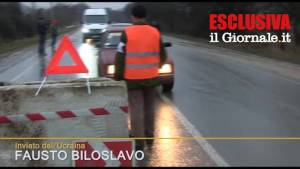 Il posto di blocco a 30 chilometri da Sebastopoli