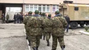 Il giuramento dell'esercito indipendentista in Crimea