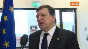 Barroso: "Spero il G7 consolidi l'unità per l'Ucraina"