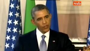 Obama: "Ho fiducia nelle riforme di Renzi"