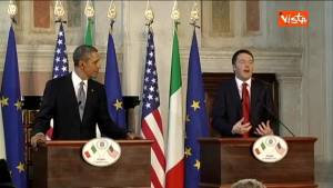 Renzi a Obama: "Yes we can vale anche per noi"