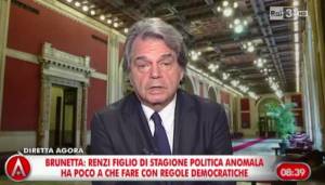 "Signor conduttore? Arrivederci" Brunetta lascia la trasmissione