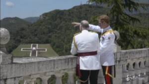 Il principe Harry a Montecassino