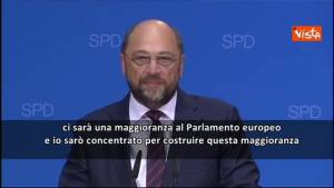 Schulz: "Costruirò una maggioranza a Strasburgo"