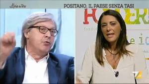 Sgarbi contro la Picierno: "Cameriera di Renzi, nullità assoluta"