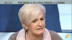 Livia Turco piange in diretta