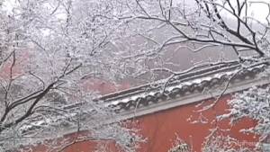 La neve imbianca la Cina